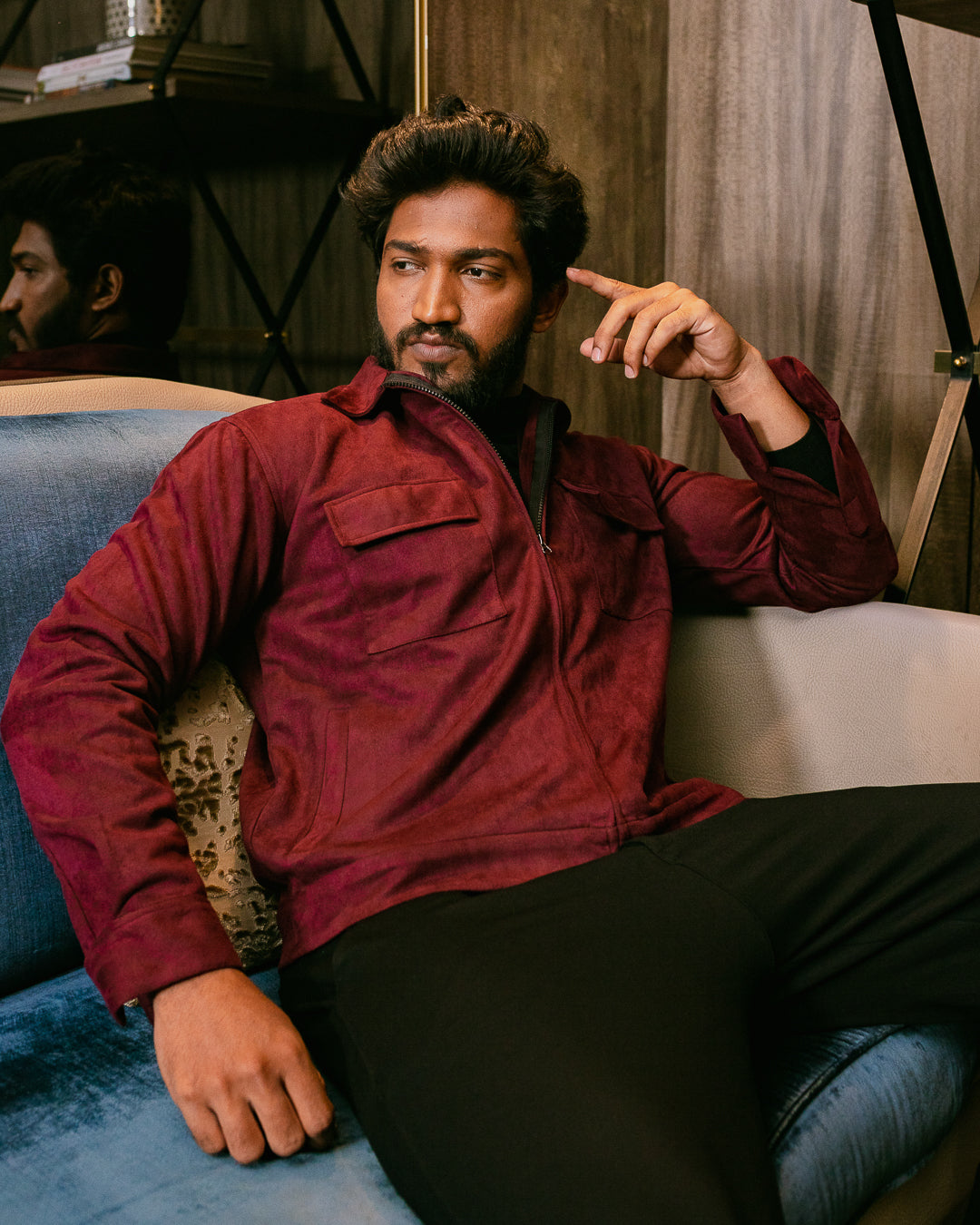 SHIRAZ SUEDE JACKET