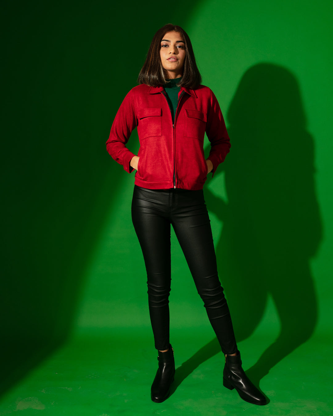 ROUGE SUEDE JACKET