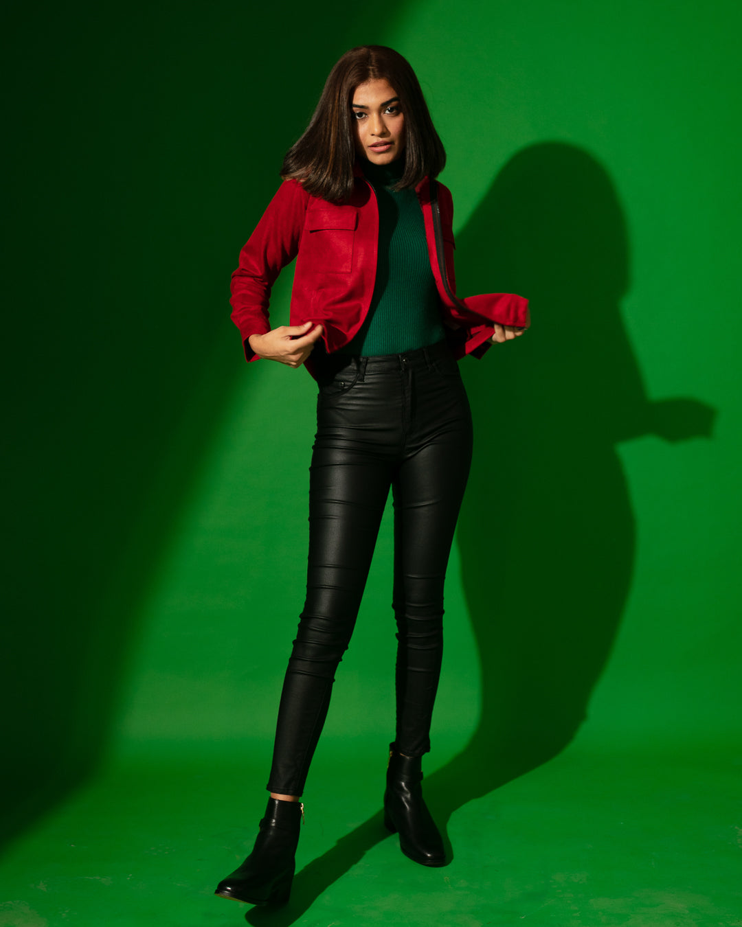 ROUGE SUEDE JACKET