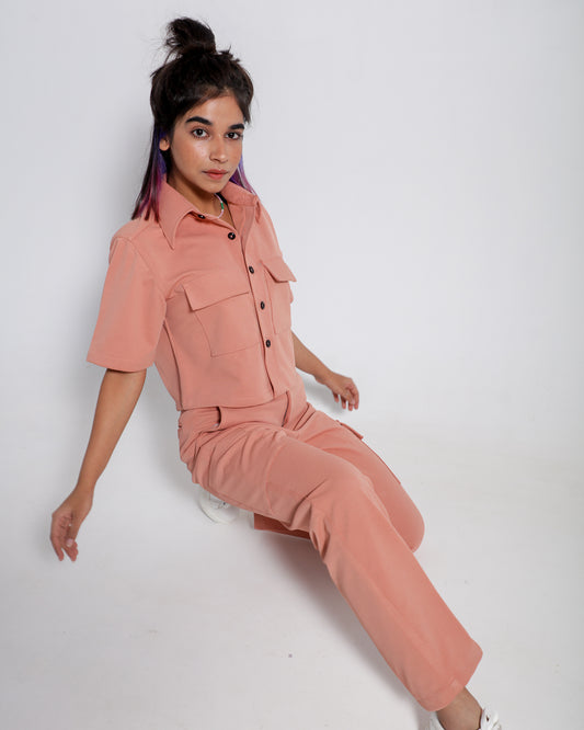 ROSÉ CARGO TROUSERS