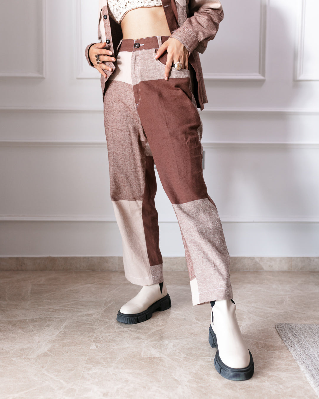 NUTZ CHECKS TROUSERS